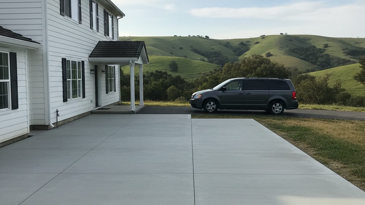 Stamped Concrete completed by Coastal Concrete in Palo Alto, CA
