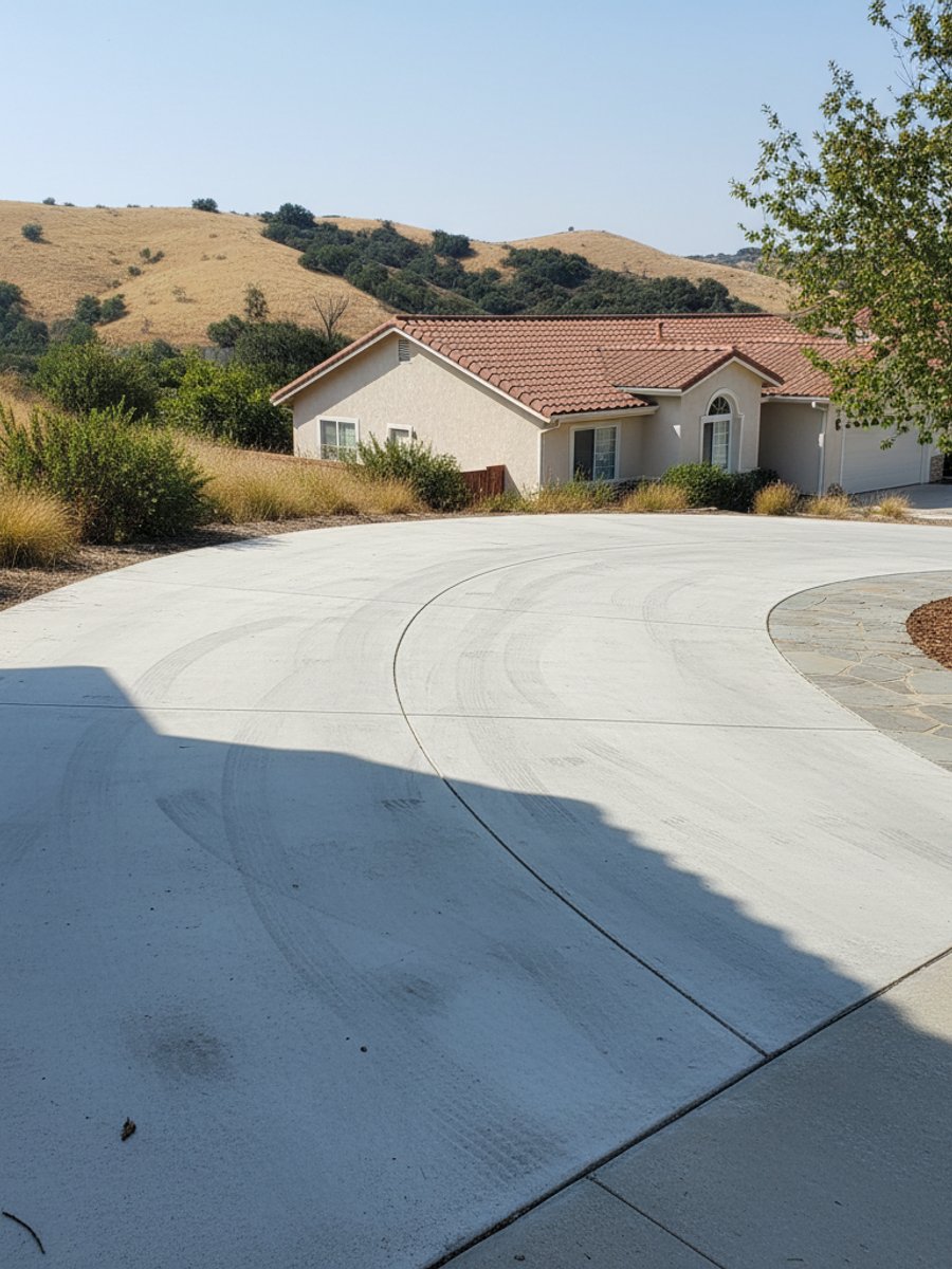 Concrete Driveways completed by Coastal Concrete in Cupertino, CA